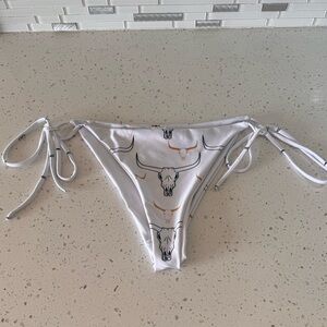 Long Horn Western festival Bikini Bottoms Size M/L